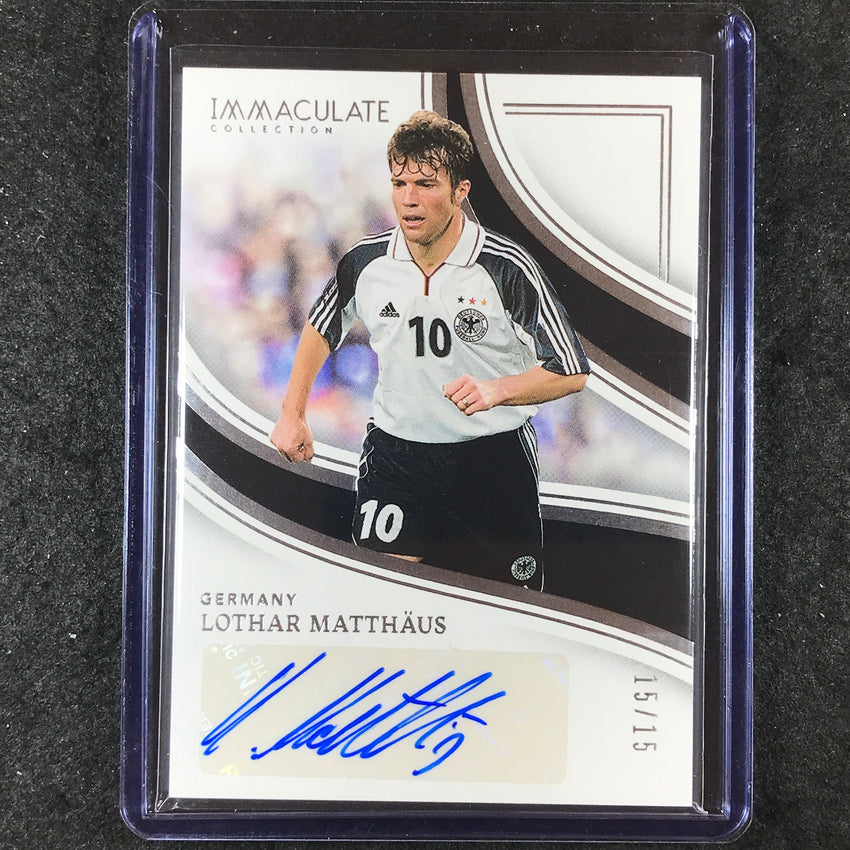 2023-24 Immaculate Soccer LOTHAR MATTHAUS Splendid Signatures Auto Silver 15/15