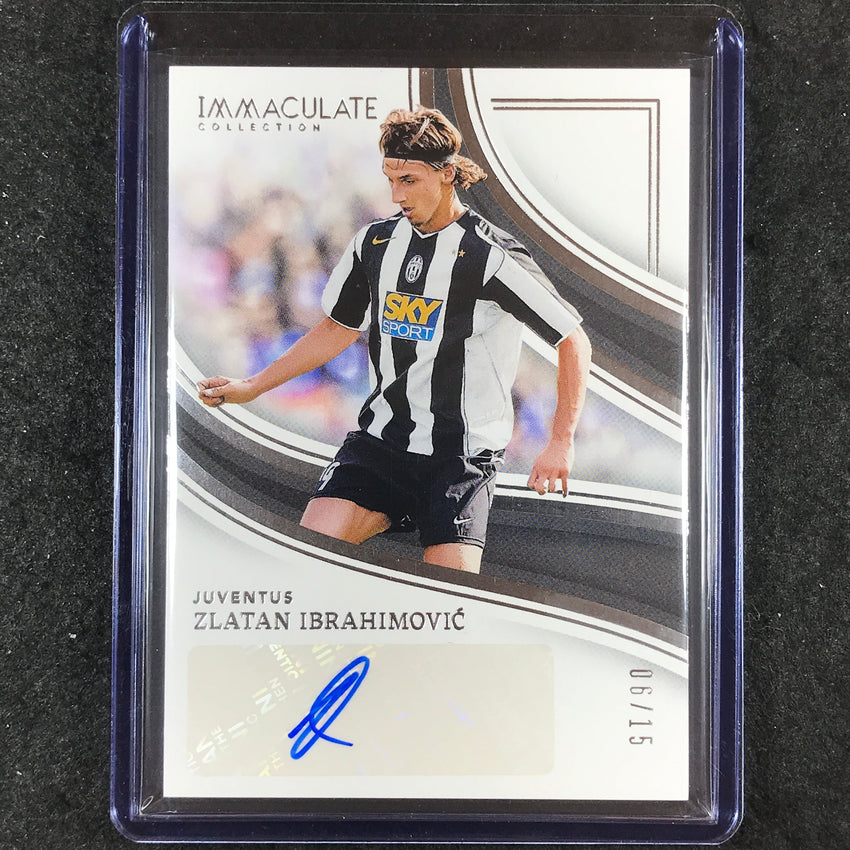 2023-24 Immaculate Soccer ZLATAN IBRAHIMOVIC Splendid Signatures Auto 6/15