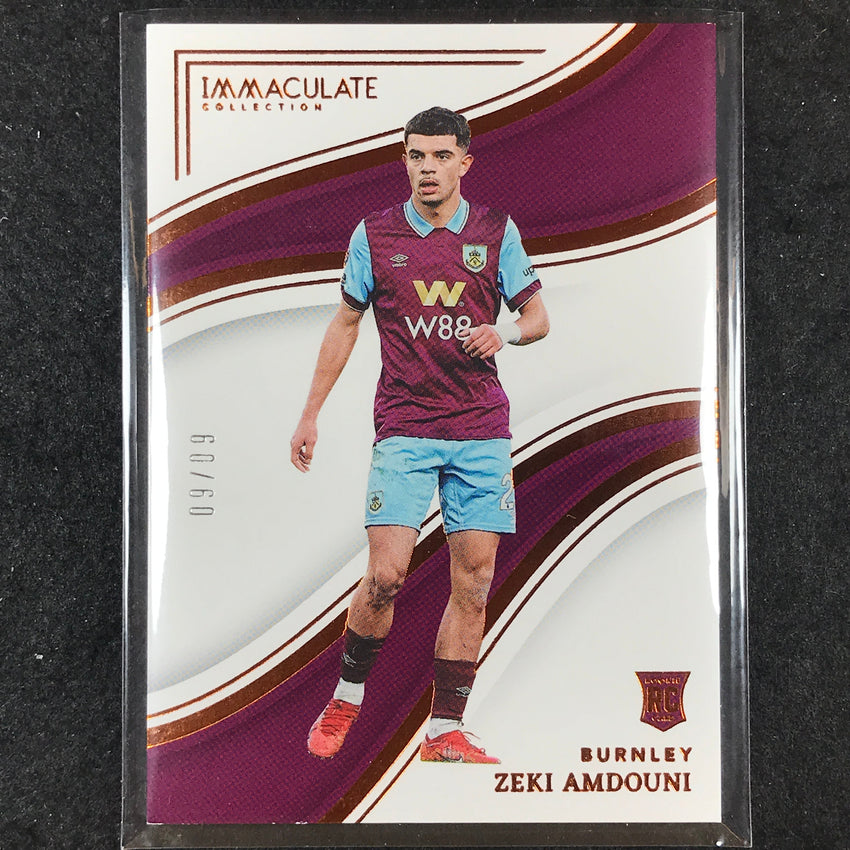 2023-24 Immaculate Soccer ZEKI AMDOUNI Rookie Base 60/60 #148