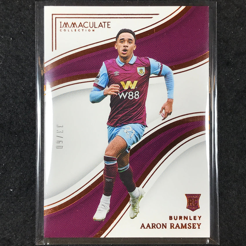 2023-24 Immaculate Soccer AARON RAMSEY Rookie Base 33/60 #149