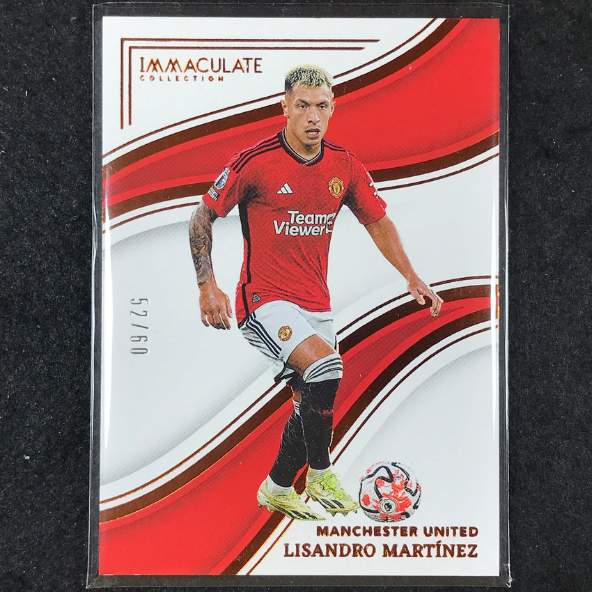 2023-24 Immaculate Soccer LISANDRO MARTINEZ Base 52/60 #202