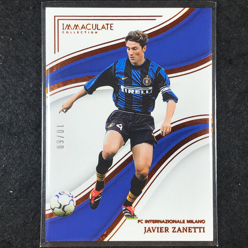 2023-24 Immaculate Soccer JAVIER ZANETTI Base 10/60 #268