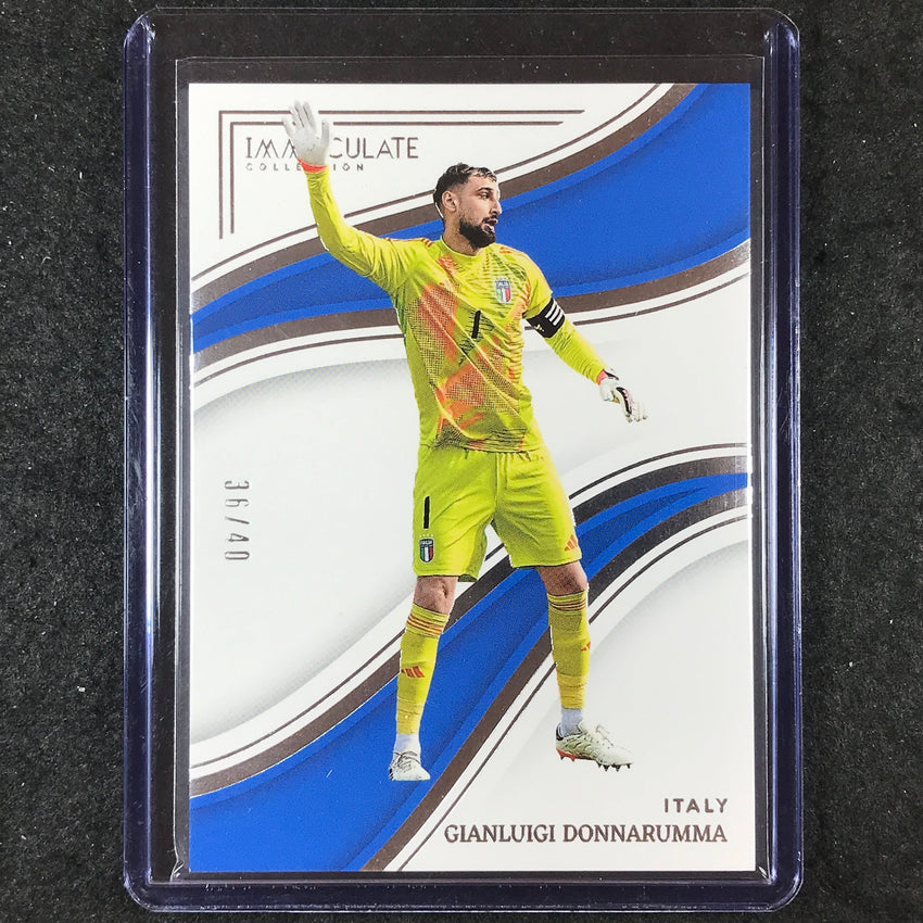 2023-24 Immaculate Soccer GIANLUIGI DONNARUMMA Base Silver 36/40 #35