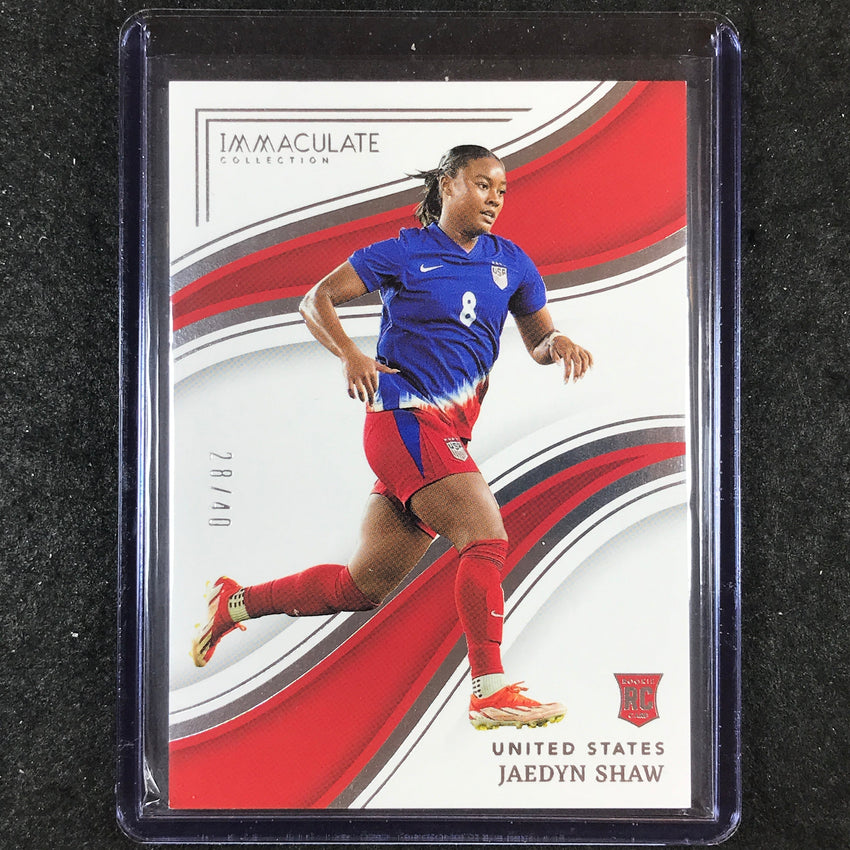2023-24 Immaculate Soccer JAEDYN SHAW Rookie Base Silver 28/40 #51