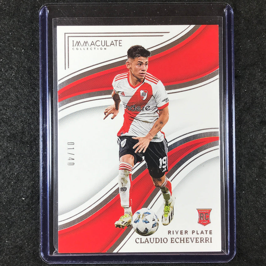 2023-24 Immaculate Soccer CLAUDIO ECHEVERRI Rookie Base Silver 1/40 #100