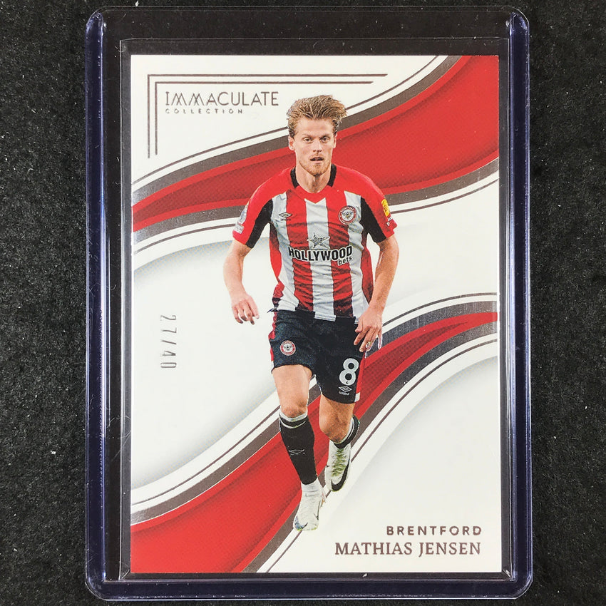 2023-24 Immaculate Soccer MATHIAS JENSEN Base Silver 27/40 #127