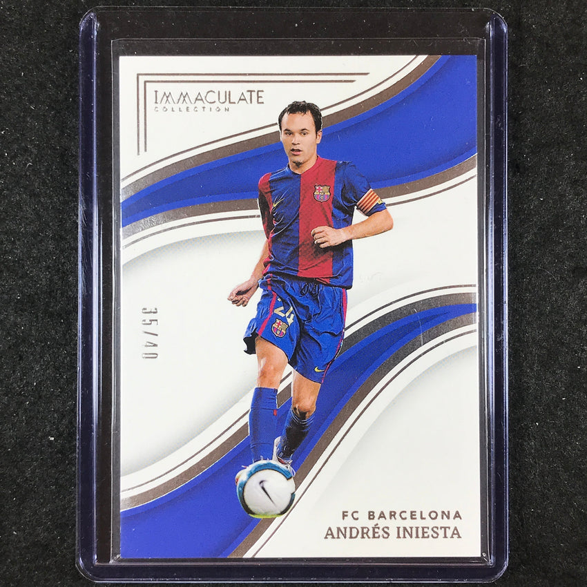 2023-24 Immaculate Soccer ANDRES INIESTA Base Silver 35/40 #265