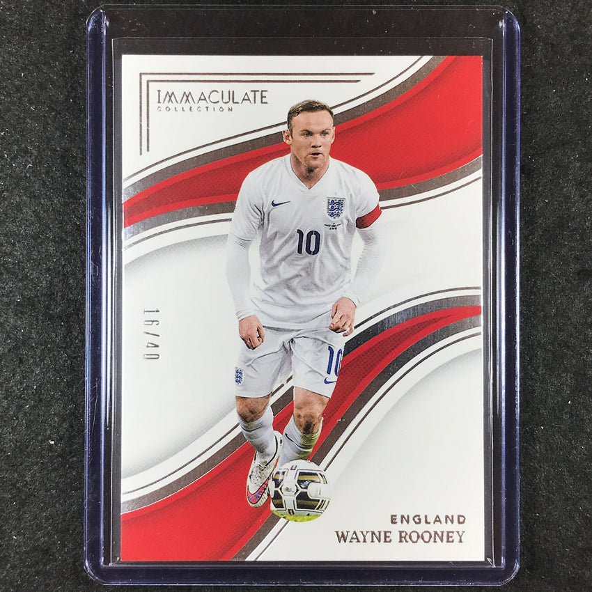 2023-24 Immaculate Soccer WAYNE ROONEY Base Silver 16/40 #269