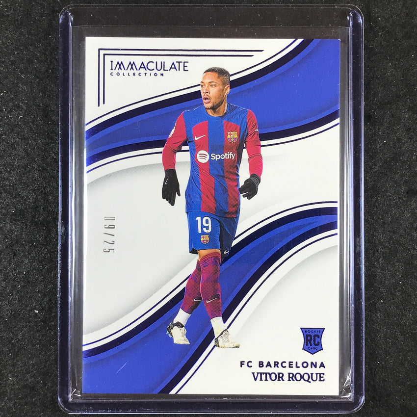 2023-24 Immaculate Soccer VITOR ROQUE Rookie Base Sapphire 9/25 #55