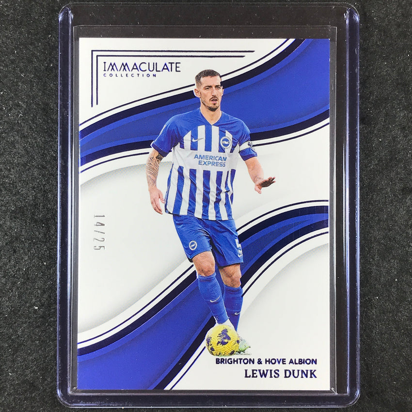 2023-24 Immaculate Soccer LEWIS DUNK Base Sapphire 14/25 #141