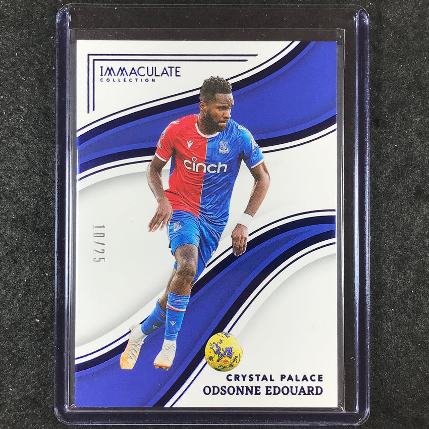 2023-24 Immaculate Soccer ODSONNE EDOUARD Base Sapphire 10/25 #161