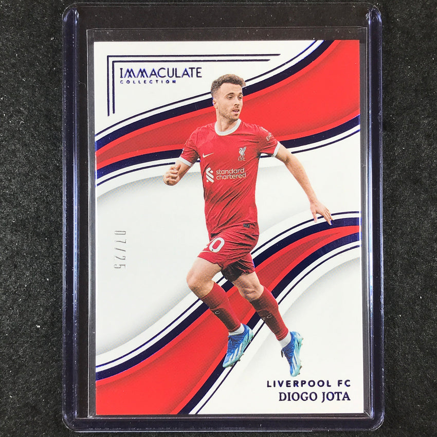 2023-24 Immaculate Soccer DIOGO JOTA Base Sapphire 7/25 #180