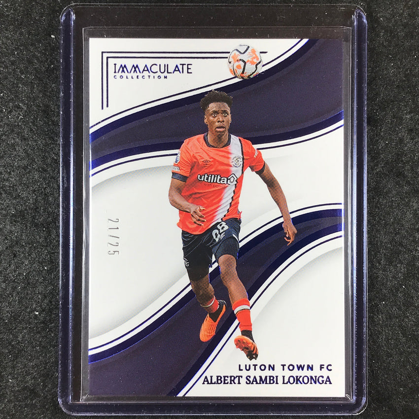 2023-24 Immaculate Soccer ALBERT SAMBI LOKONGA Base Sapphire 21/25 #189