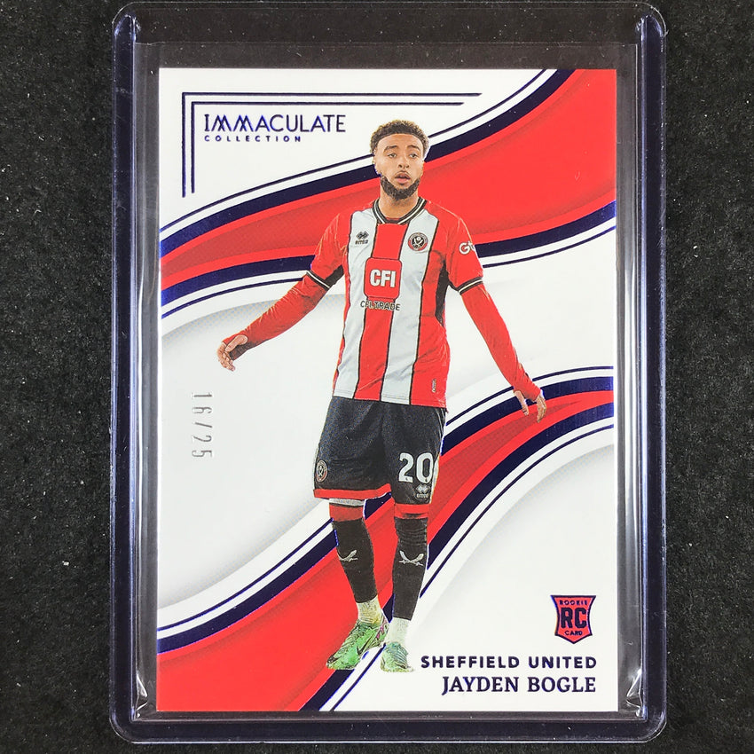 2023-24 Immaculate Soccer JAYDEN BOGLE Rookie Base Sapphire 16/25 #228