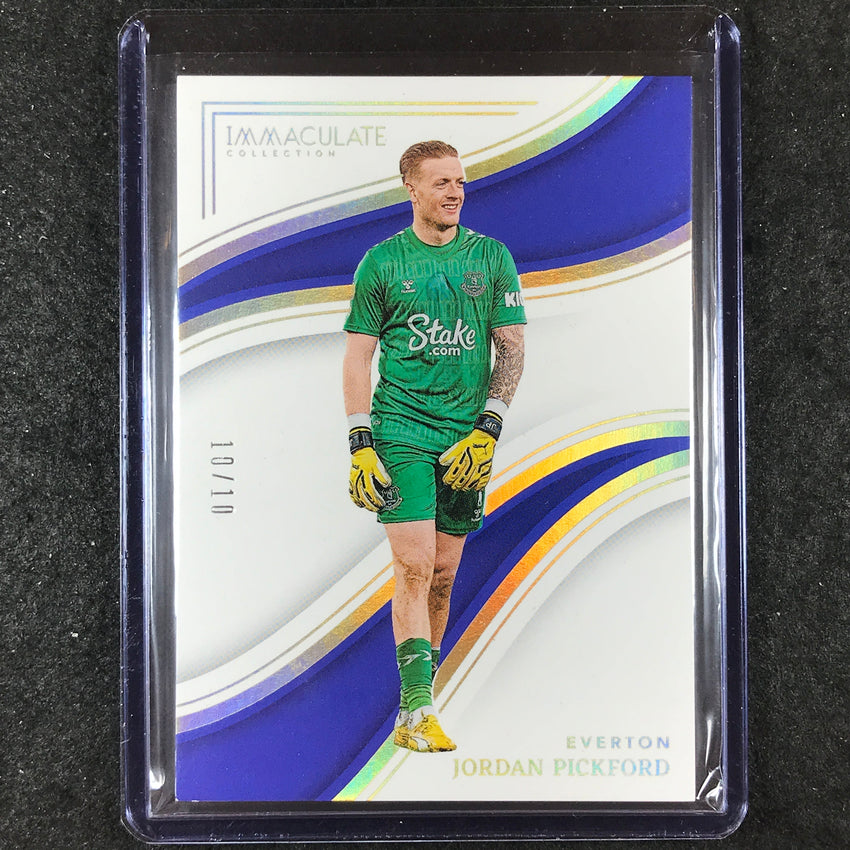 2023-24 Immaculate Soccer JORDAN PICKFORD Base Gold 10/10 #166