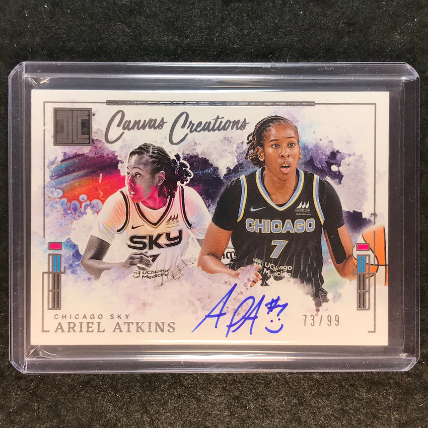 2025 Impeccable WNBA ARIEL ATKINS Canvas Creations Auto 73/99