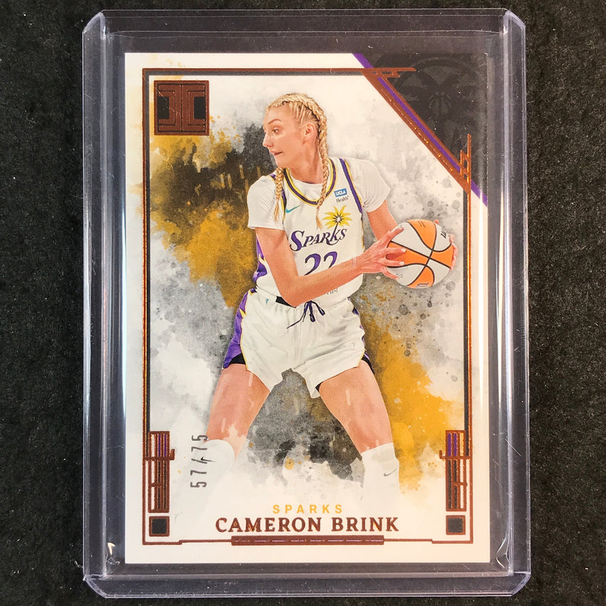 2025 Impeccable WNBA CAMERON BRINK Base Bronze 57/75 #23