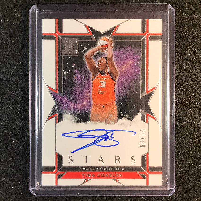2025 Impeccable WNBA TINA CHARLES Stars Auto 33/99