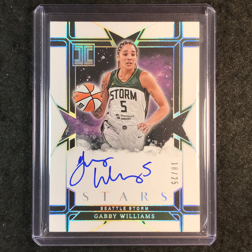 2025 Impeccable WNBA GABBY WILLIAMS Stars Auto Holo Silver 18/25