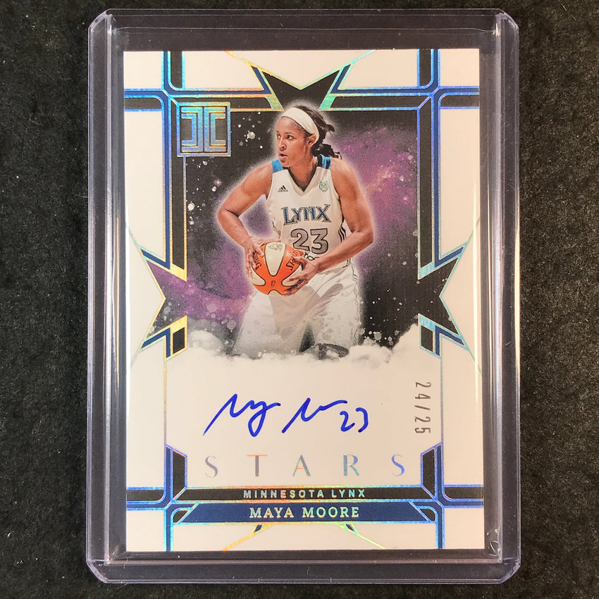 2025 Impeccable WNBA MAYA MOORE Stars Auto Holo Silver 24/25