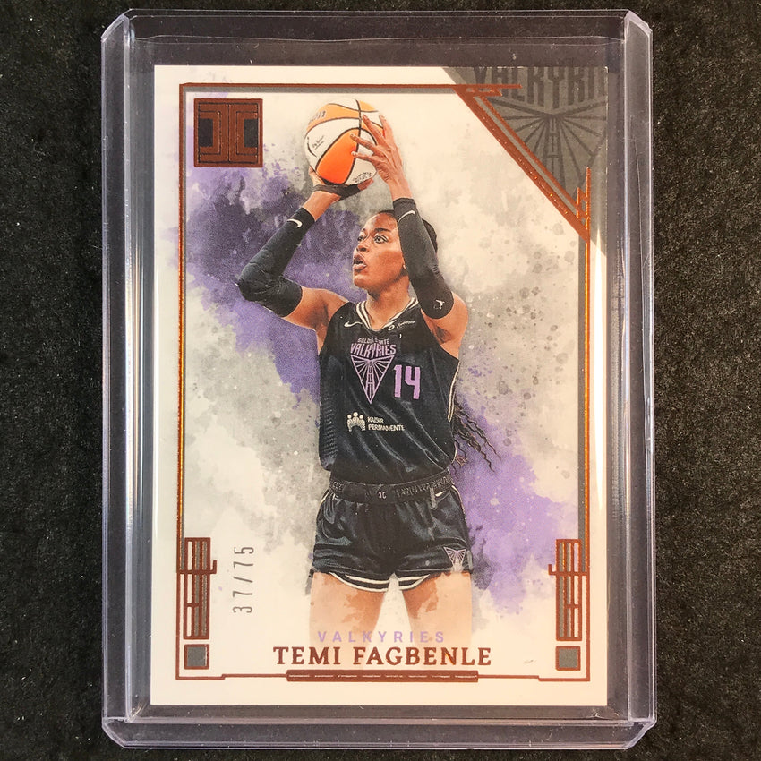 2025 Impeccable WNBA TEMI FAGBENLE Base Bronze 37/75 #25