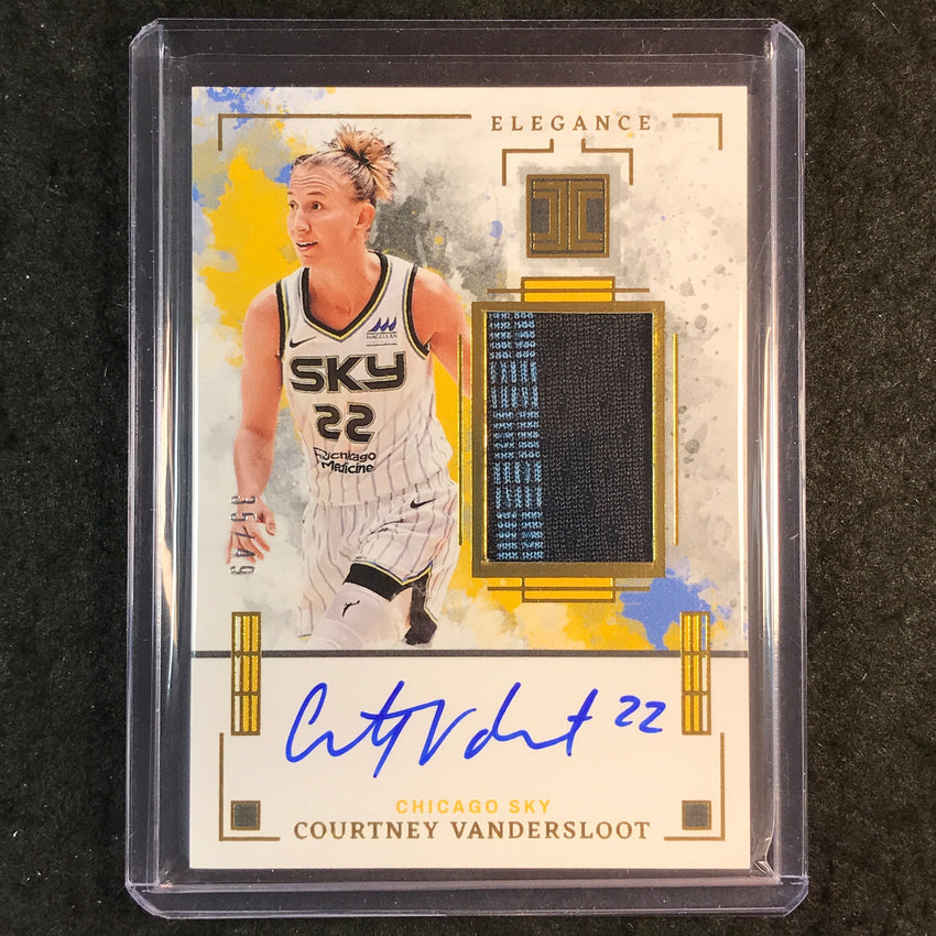 2025 Impeccable WNBA COURTNEY VANDERSLOOT Elegance Jersey Autographs Gold 35/49
