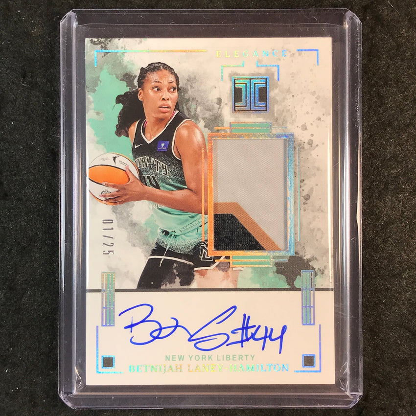 2025 Impeccable WNBA BETNIJAH LANEY-HAMILTON Elegance Patch Auto Silver 1/25