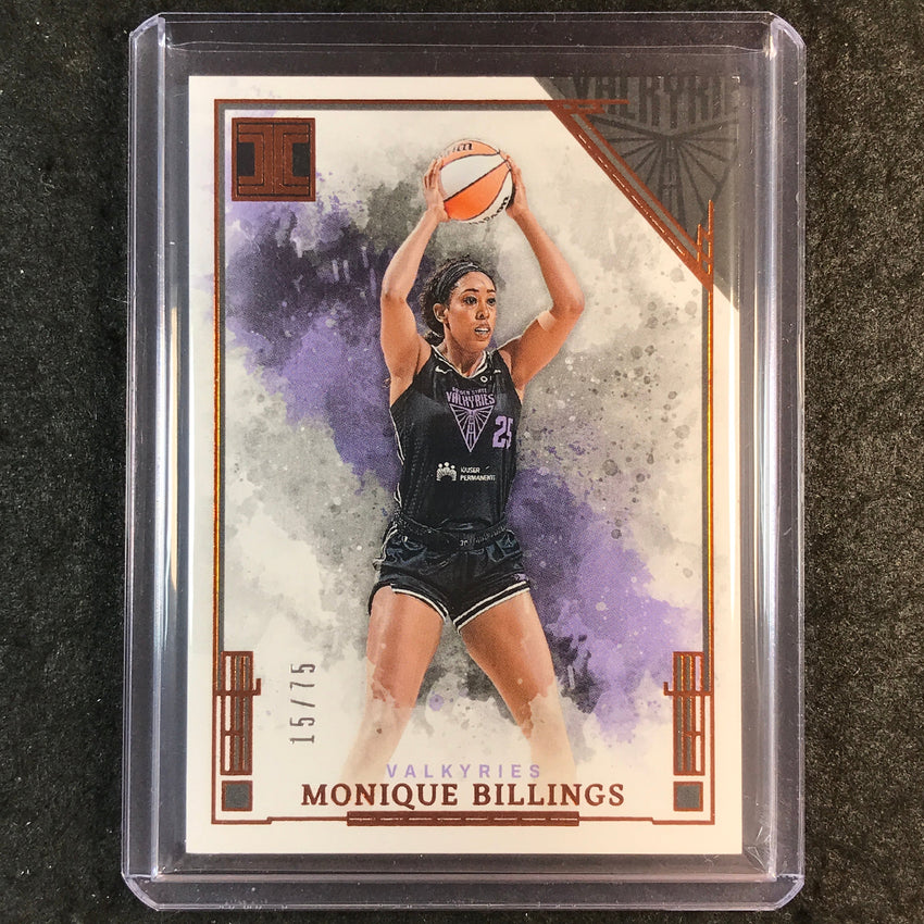 2025 Impeccable WNBA MONIQUE BILLINGS Base Bronze 15/75 #37