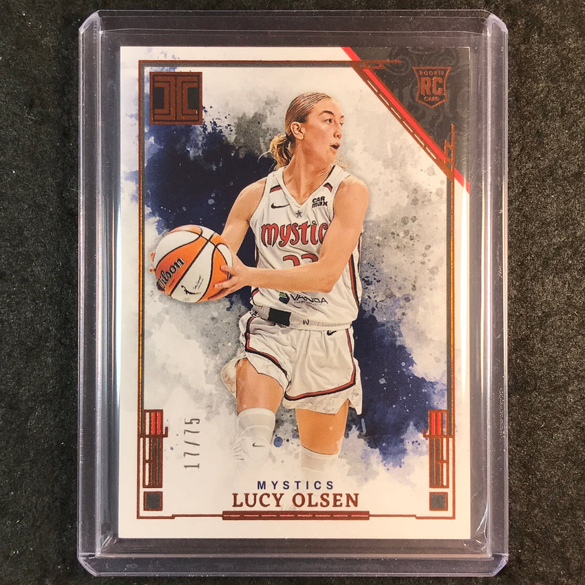 2025 Impeccable WNBA LUCY OLSEN Rookie Base Bronze 17/75 #39