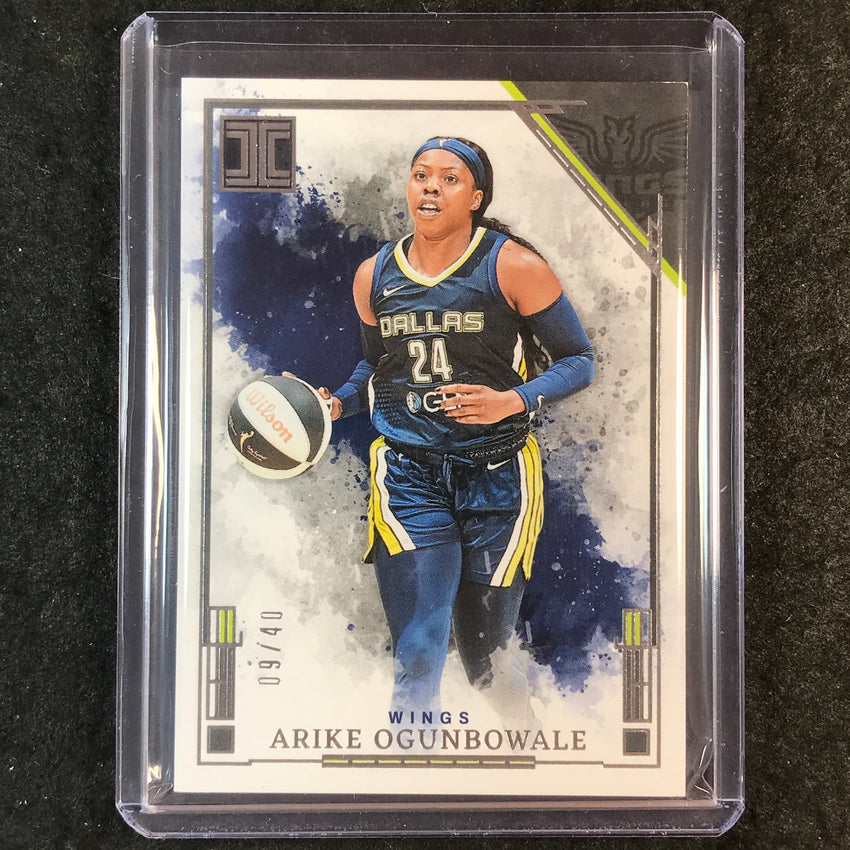 2025 Impeccable WNBA ARIKE OGUNBOWALE Base Silver 9/40 #32
