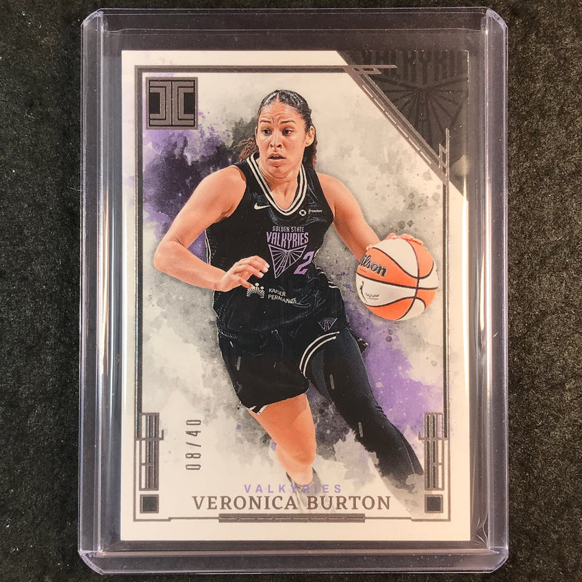 2025 Impeccable WNBA VERONICA BURTON Base Silver 8/40 #50