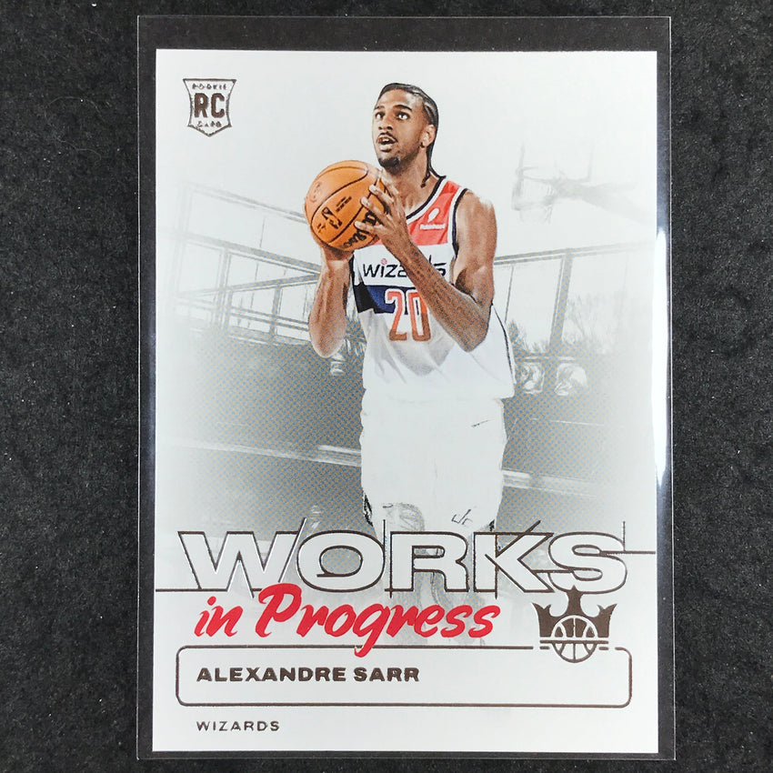 2024-25 Court Kings ALEXANDRE SARR Works In Progress Rookie Base #29