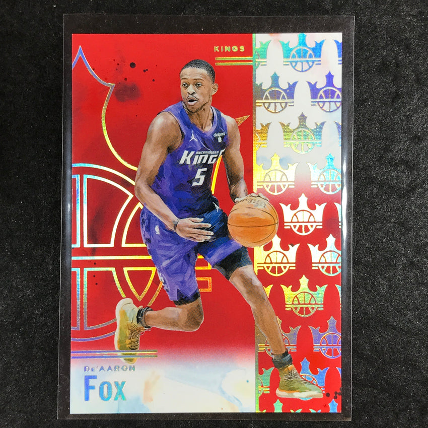 2024-25 Court Kings DE'AARON FOX Base Ruby 110/149 #62