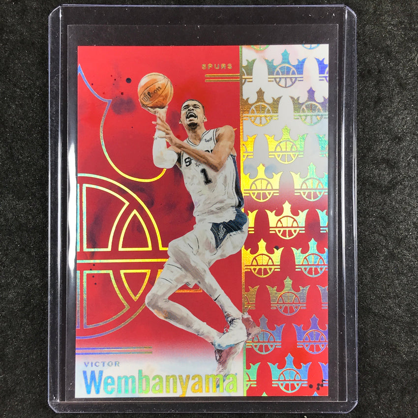 2024-25 Court Kings VICTOR WEMBANYAMA Base Ruby 14/149 #98