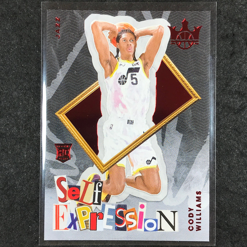 2024-25 Court Kings CODY WILLIAMS Self Expression Rookie Ruby 110/149 #15