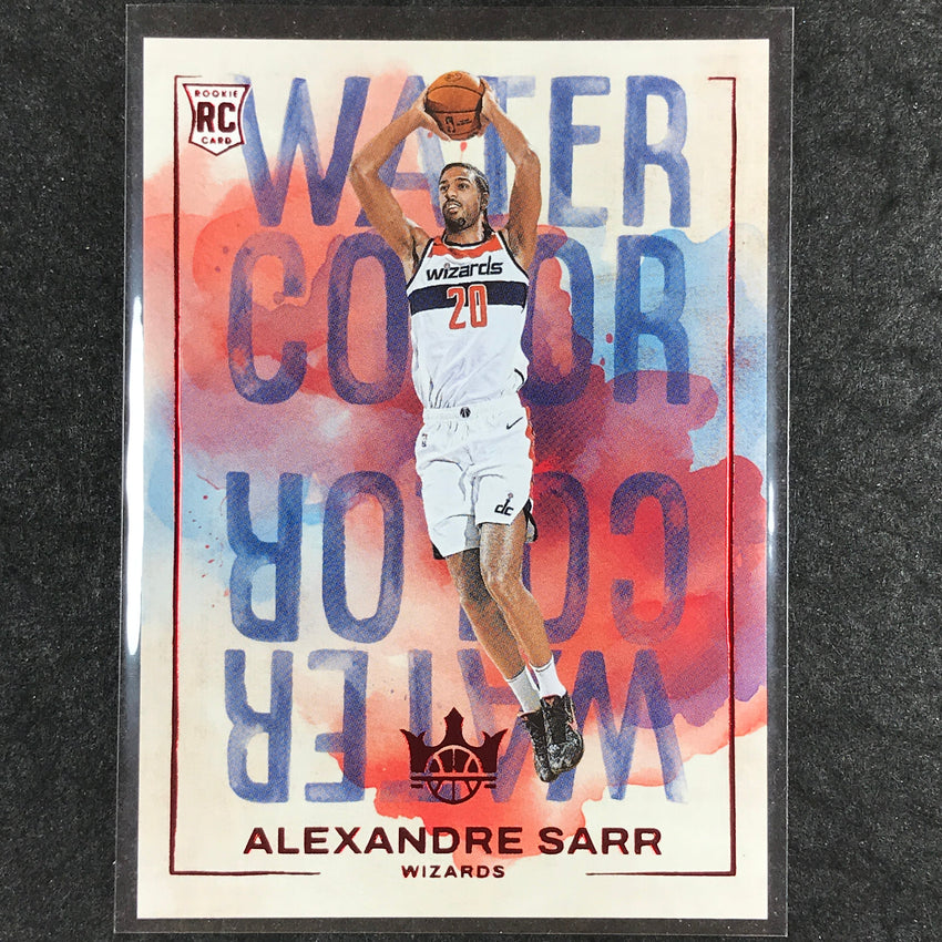 2024-25 Court Kings ALEXANDRE SARR Water Color Rookie Ruby 138/149 #14
