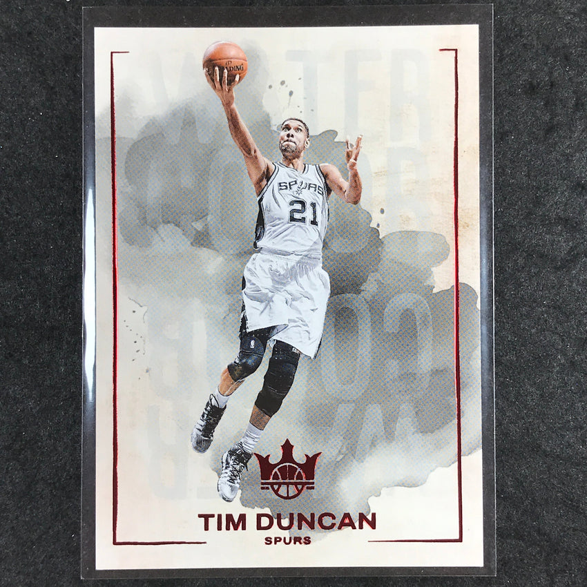 2024-25 Court Kings TIM DUNCAN Water Color Ruby 70/149 #21