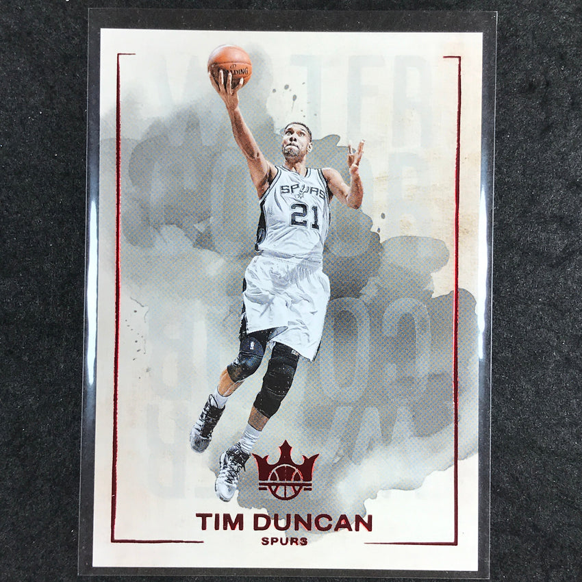 2024-25 Court Kings TIM DUNCAN Water Color Ruby 27/149 #21