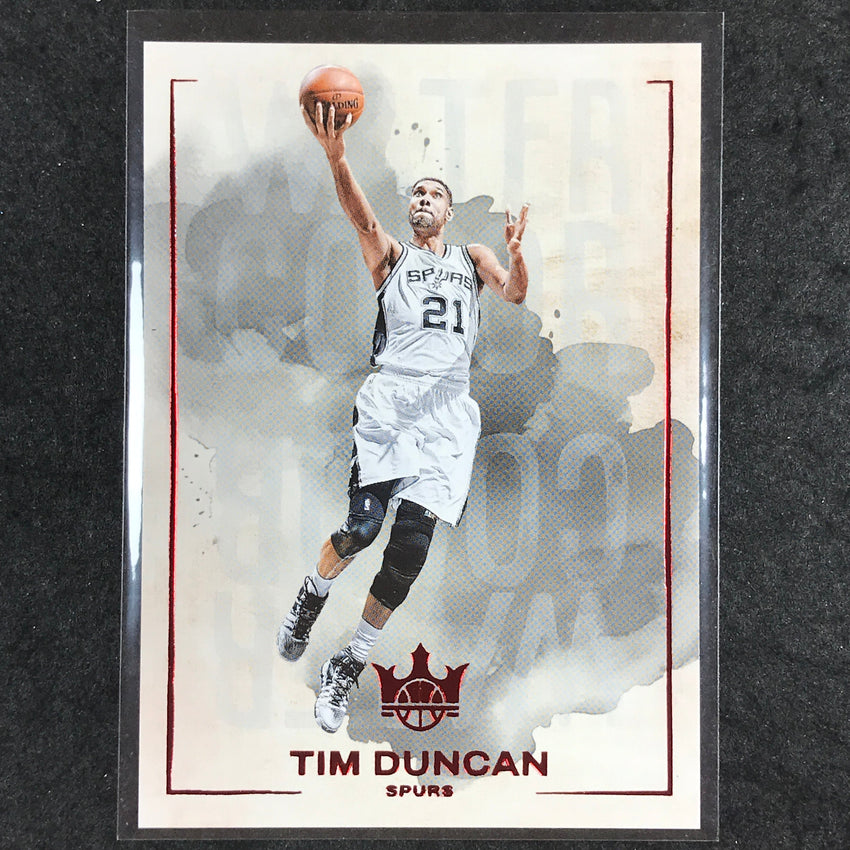 2024-25 Court Kings TIM DUNCAN Water Color Ruby 110/149 #21