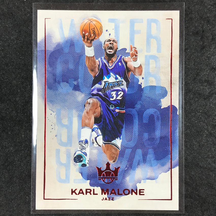 2024-25 Court Kings KARL MALONE Water Color Ruby 14/149 #27