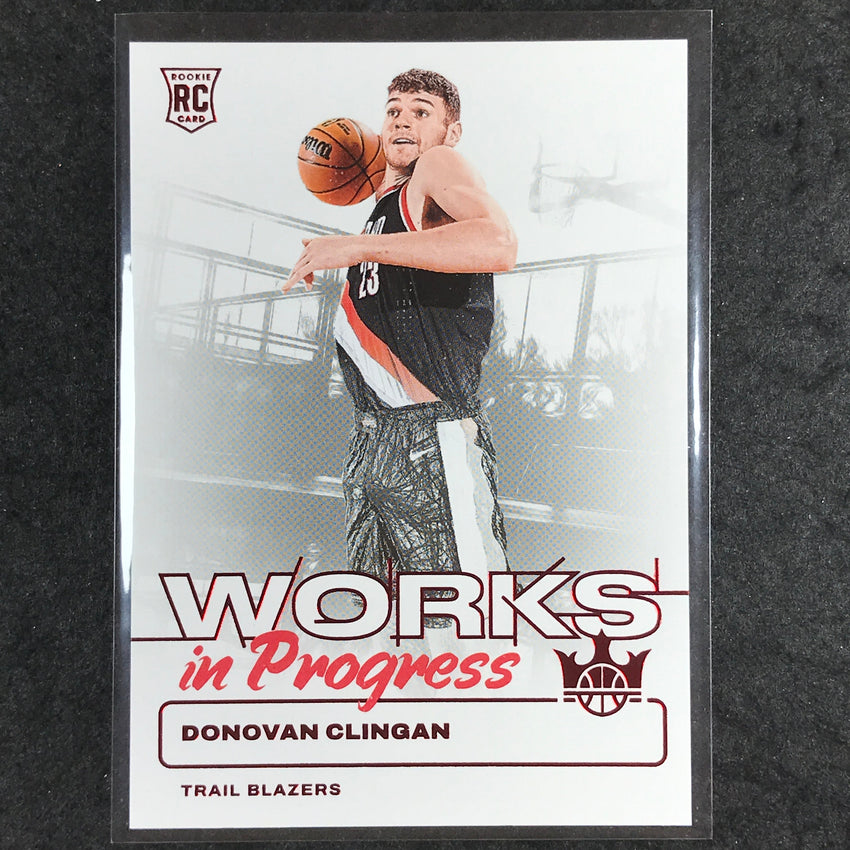 2024-25 Court Kings DONOVAN CLINGAN Works In Progress Rookie Ruby 96/149 #5
