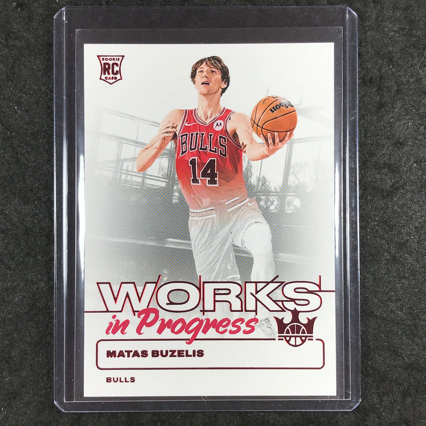 2024-25 Court Kings MATAS BUZELIS Works In Progress Rookie Ruby 91/149 #19