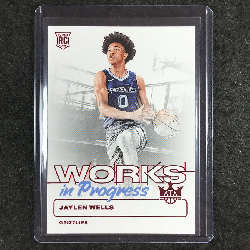 2024-25 Court Kings JAYLEN WELLS Works In Progress Rookie Ruby 95/149 #22