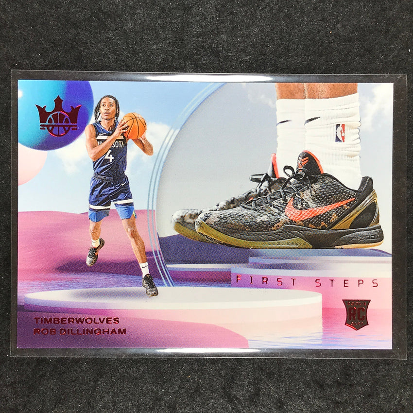 2024-25 Court Kings ROB DILLINGHAM First Steps Rookie Ruby 52/149 #1