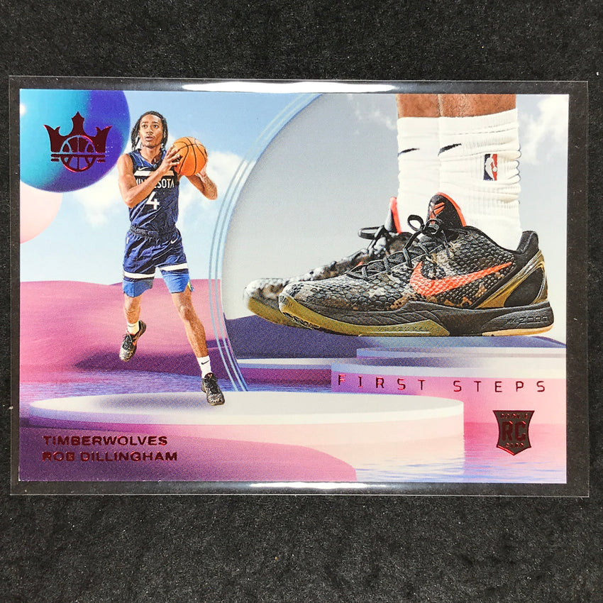 2024-25 Court Kings ROB DILLINGHAM First Steps Rookie Ruby 148/149 #1