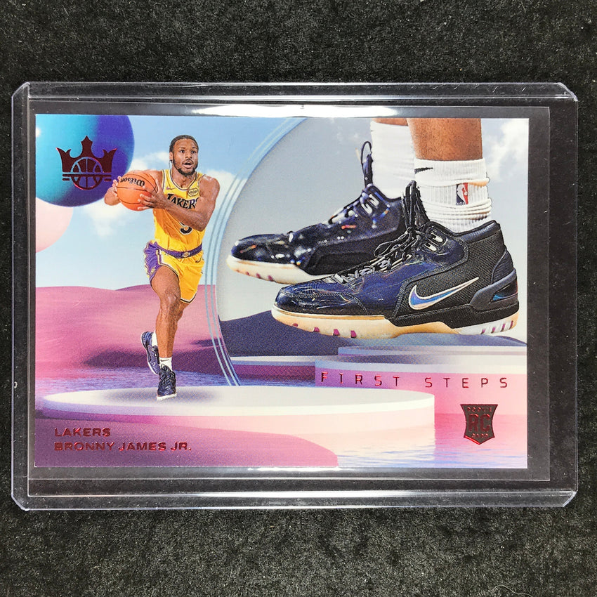 2024-25 Court Kings BRONNY JAMES JR. First Steps Rookie Ruby 14/149 #3