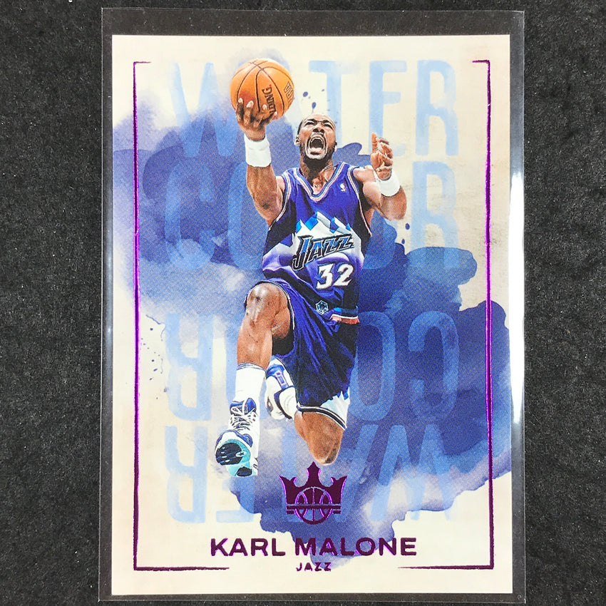 2024-25 Court Kings KARL MALONE Water Color Pink 51/99 #27
