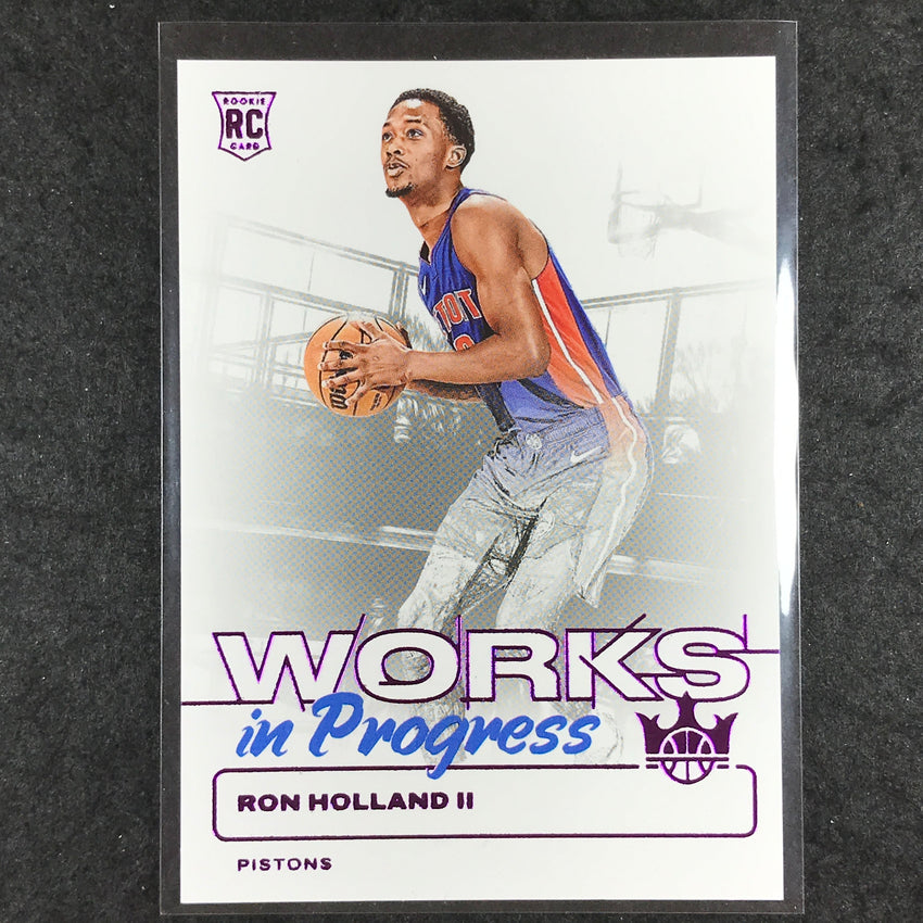 2024-25 Court Kings RON HOLLAND II Works In Progress Rookie Pink 3/99 #28