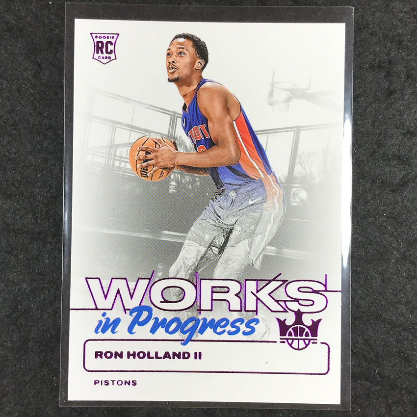 2024-25 Court Kings RON HOLLAND II Works In Progress Rookie Pink 87/99 #28