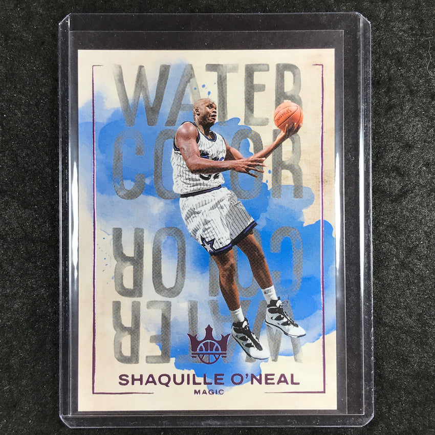 2024-25 Court Kings SHAQUILLE O'NEAL Water Color Violet 4/49 #22